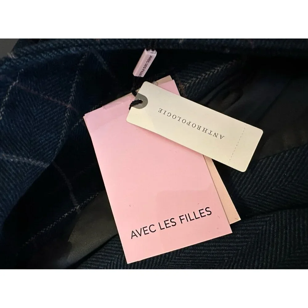 NWT Anthropologie Avec Les Filles Oversized Plaid Blazer - Picture 11 of 12